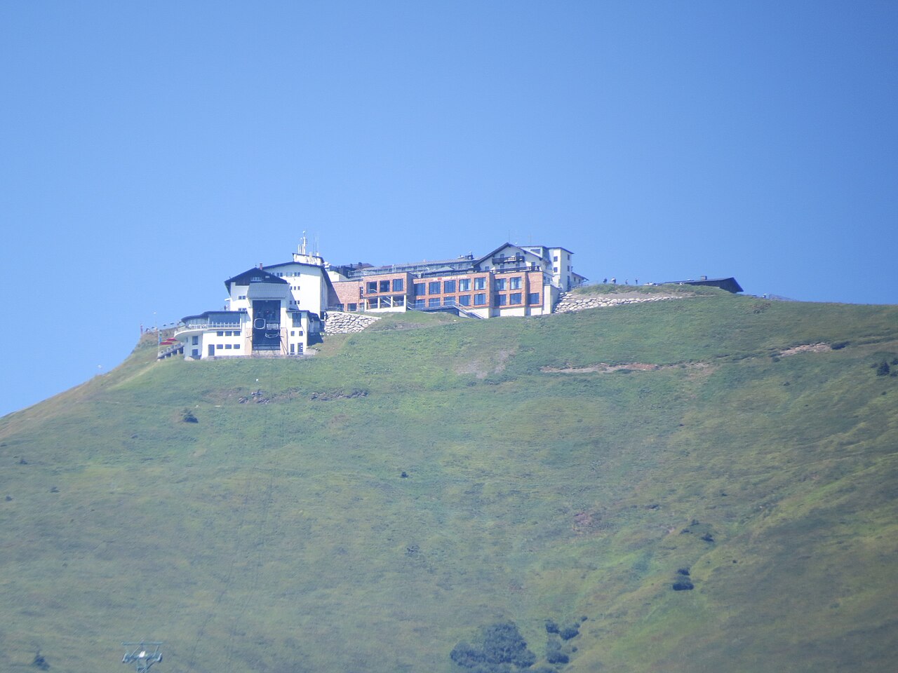 Die Bergstation auf der Schmittenhöhe