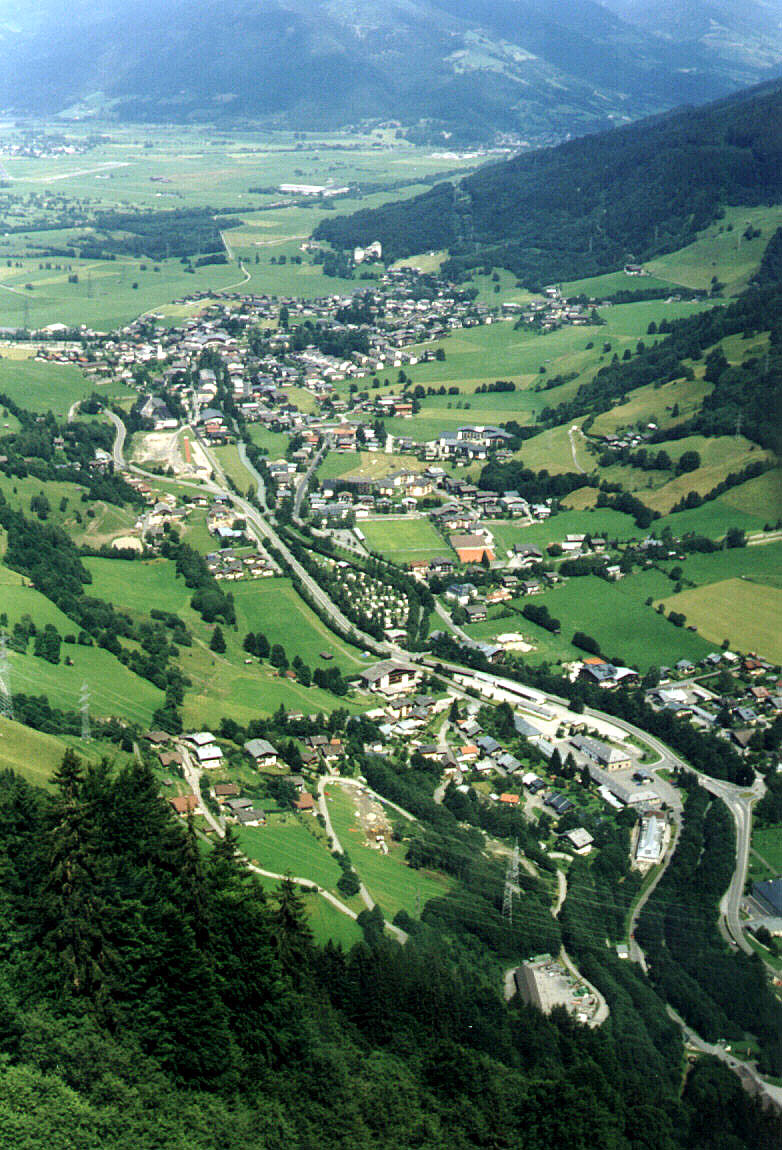 Kaprun von oben
